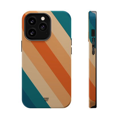 70s RETRO STRIPE | MagSafe Tough  iPhone Case