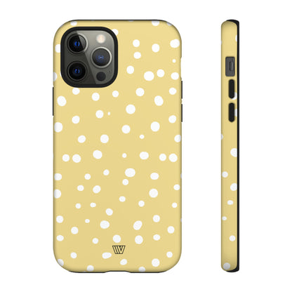 MUTED YELLOW DOTS | Tough Phone Case