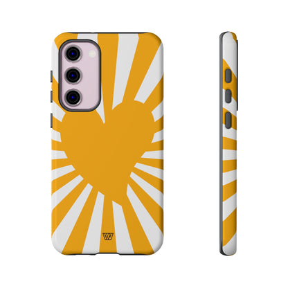 HEART SUN RAYS | Tough Phone Case