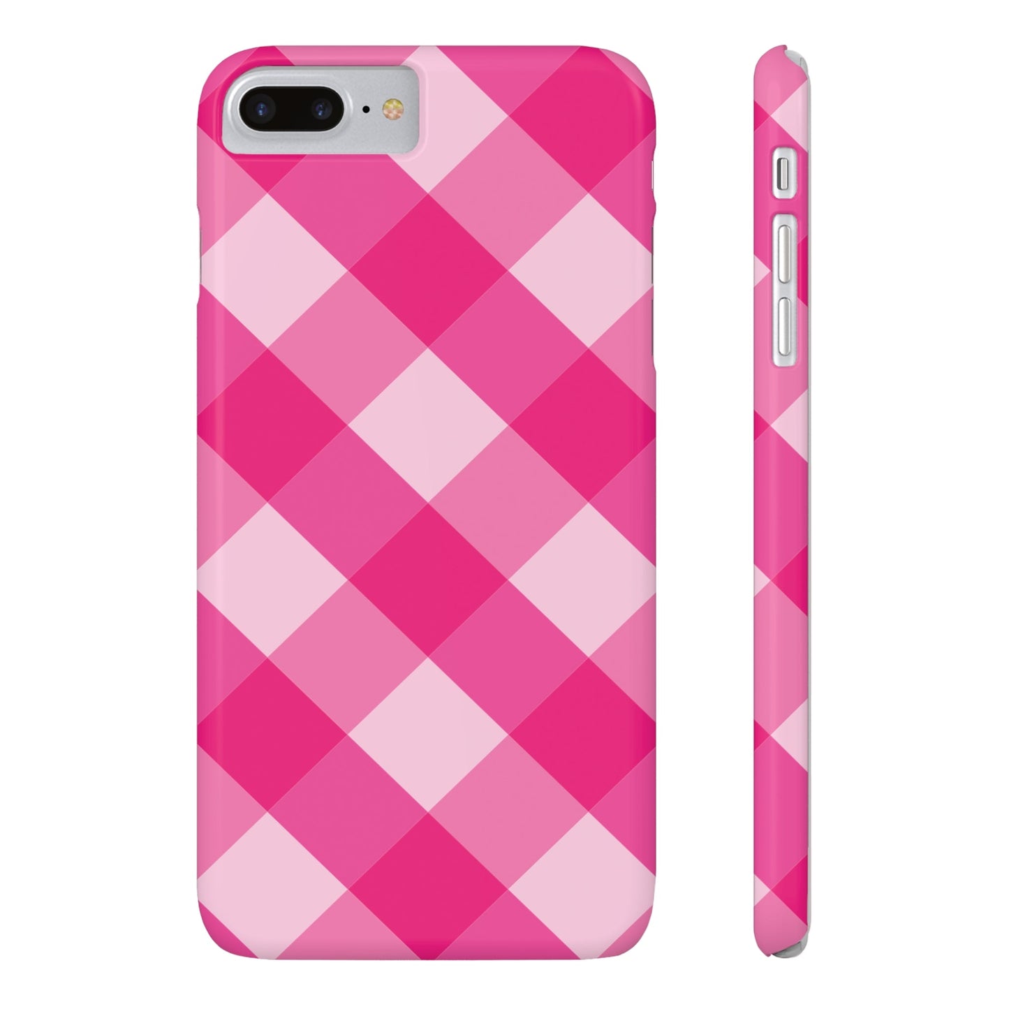 HOT PINK CLOTH Pattern  | Slim iPhone Case