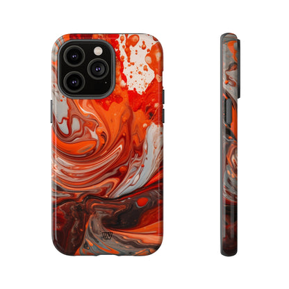 WHITE FIRE PAINT SWIRL | Tough Phone Case