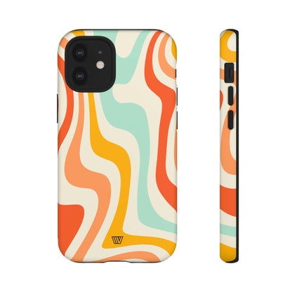 RETRO GROOVY SWIRLS | Tough Phone Case