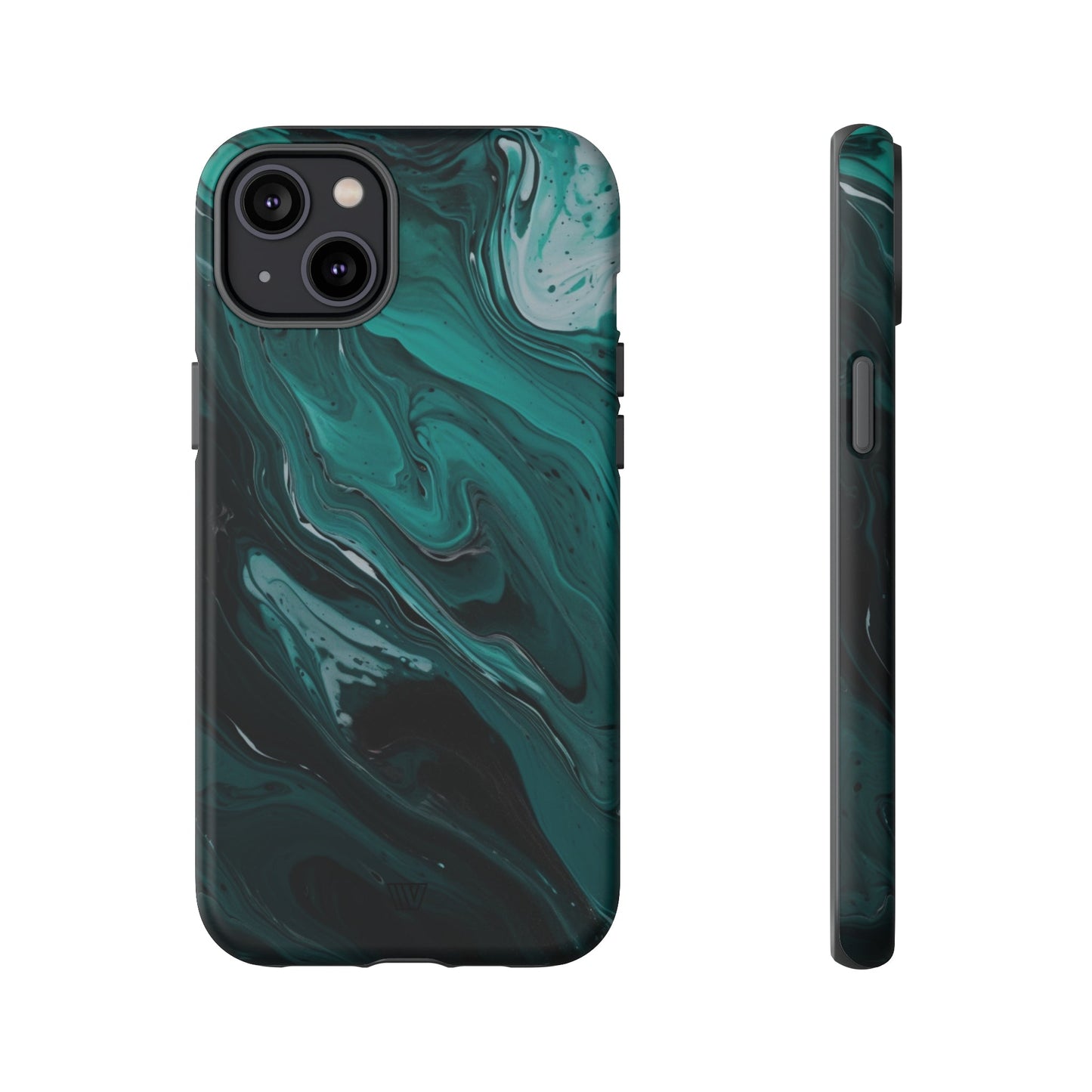 TEAL PAINT SWIRL | Tough Phone Case