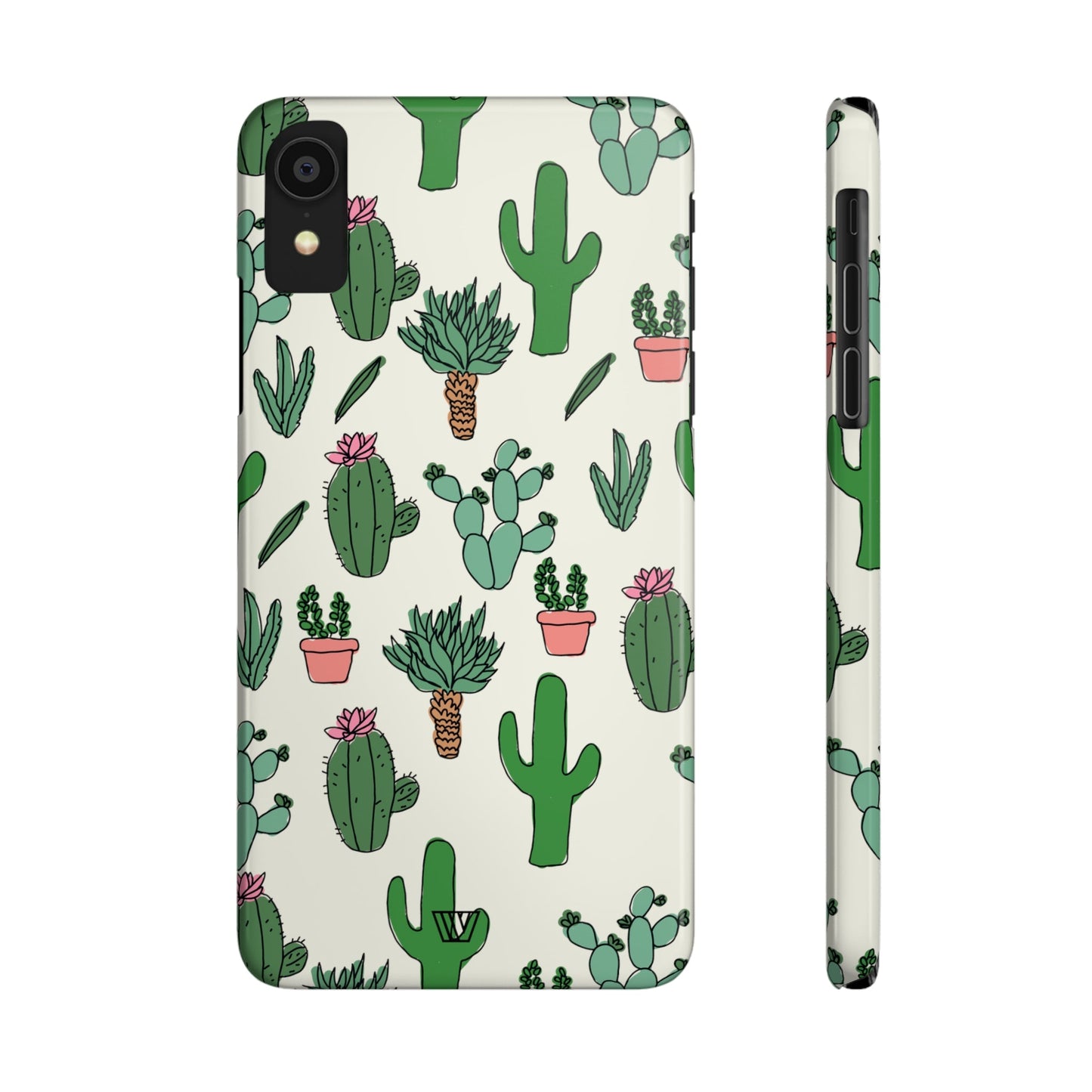 CACTUS DOODLES | Slim iPhone Case