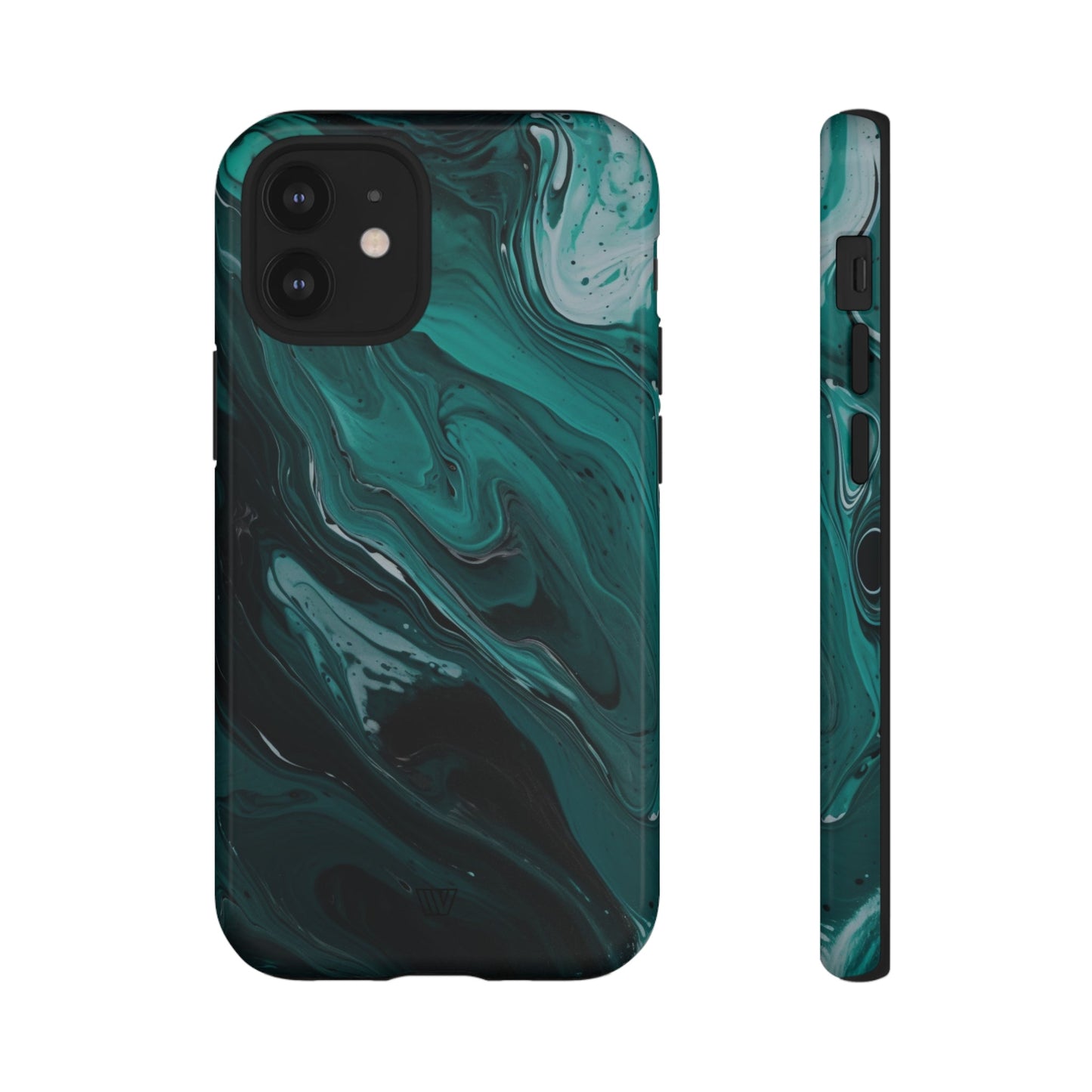 TEAL PAINT SWIRL | Tough Phone Case