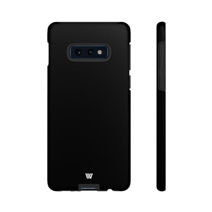 JET BLACK | Tough Phone Case