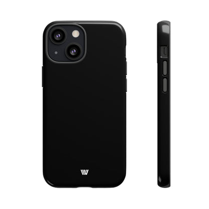 JET BLACK | Tough Phone Case