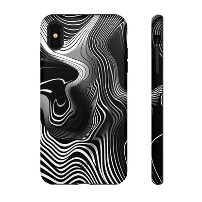 ABSTRACT ZEBRA STRIPES | Tough Phone Case