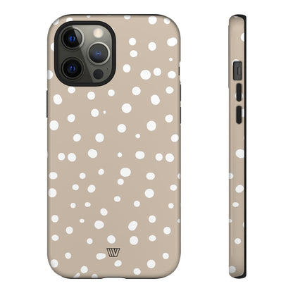 BEIGE DOTS | Tough Phone Case