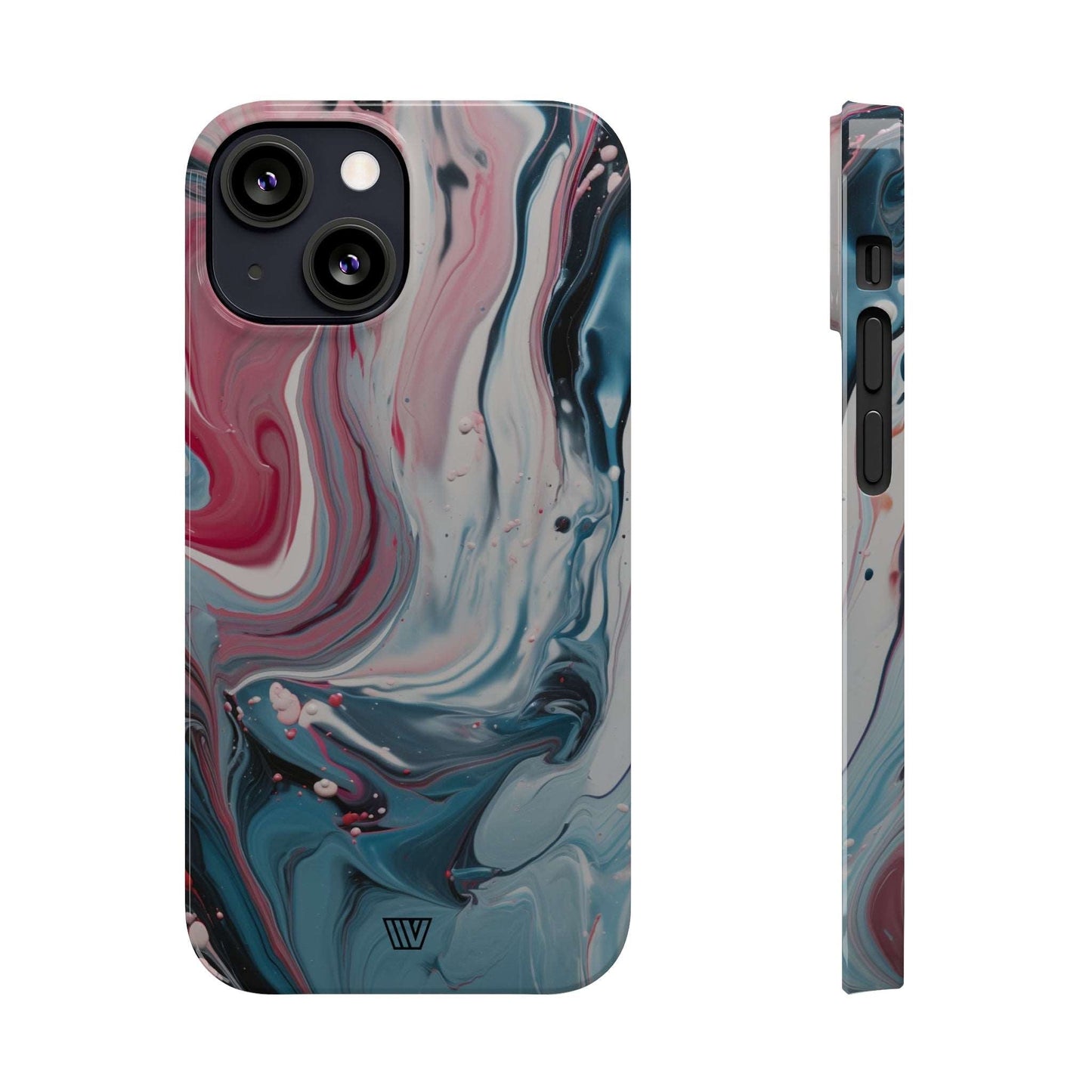 BLUE PASTEL SWIRL | Slim iPhone Case