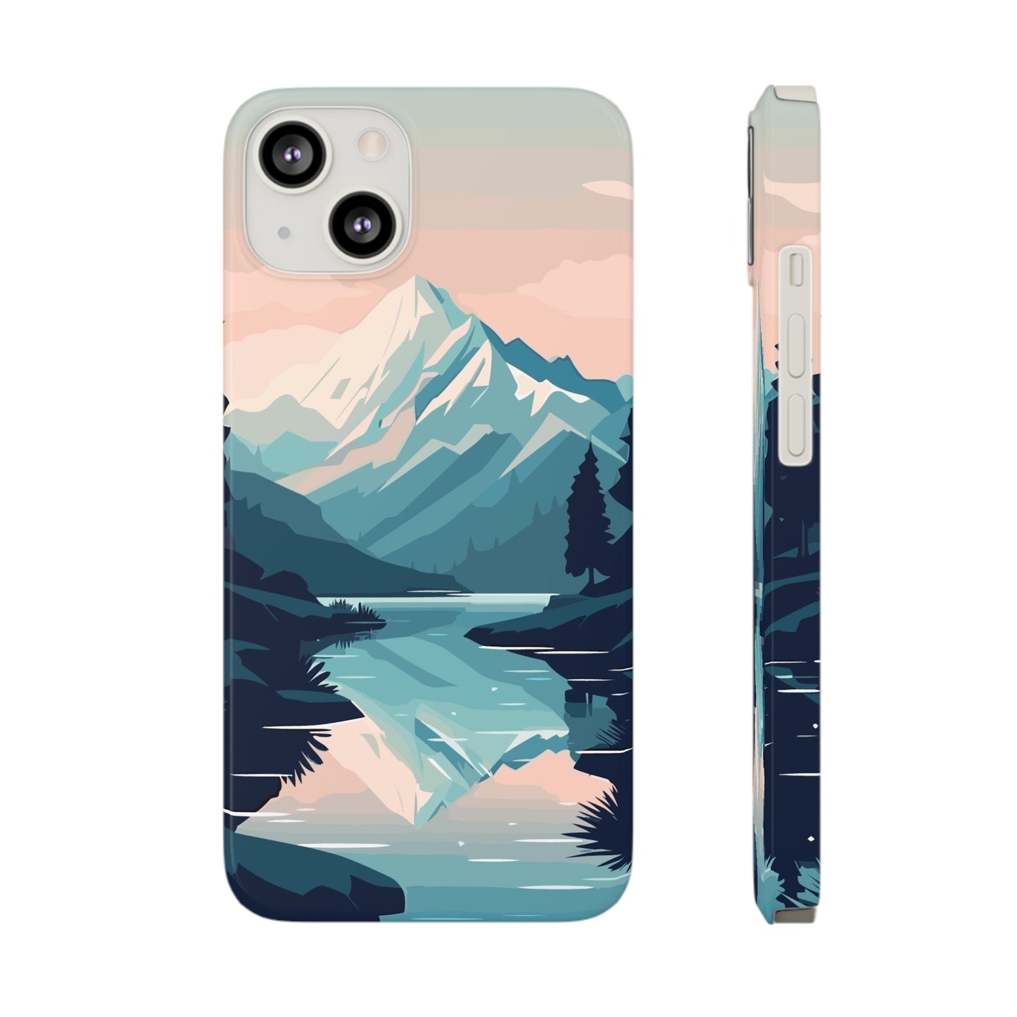 SNOWCAPPED MOUNTAINS | Slim iPhone Case