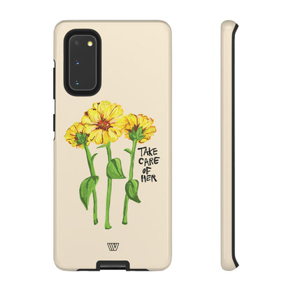 TAKE CARE OF HER | TROVVVE X EARTH FORMATIONS Tough Phone Case