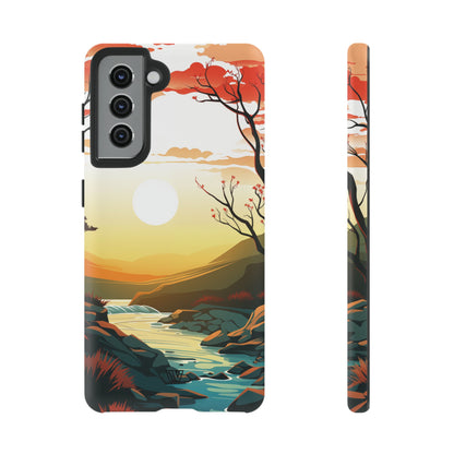 RIVER SUNSET | Tough Phone Case