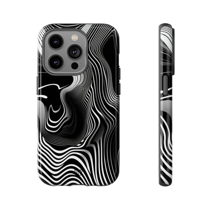 ABSTRACT ZEBRA STRIPES | Tough Phone Case