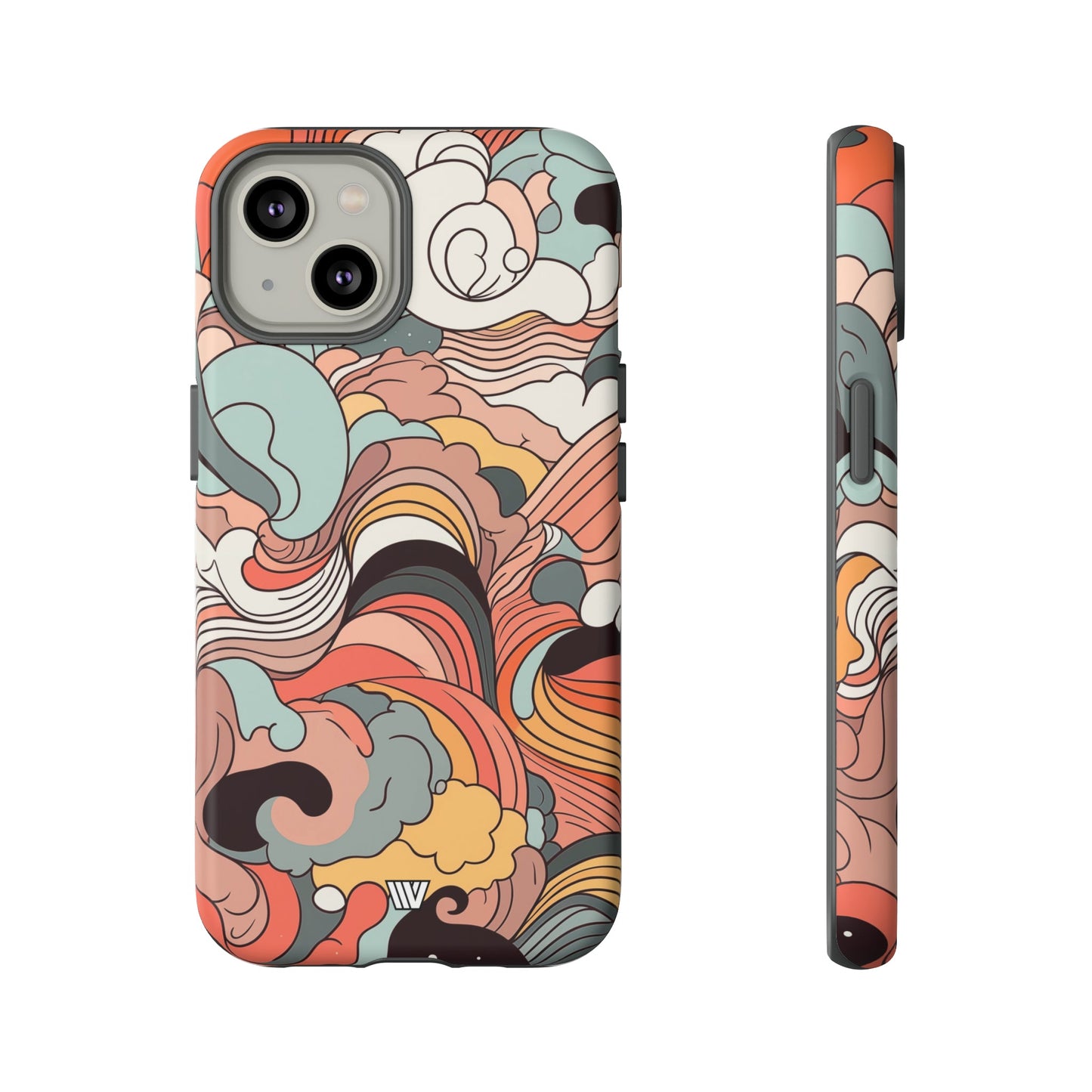 ABSTRACT DOODLE CLOUDS | Tough Phone Case