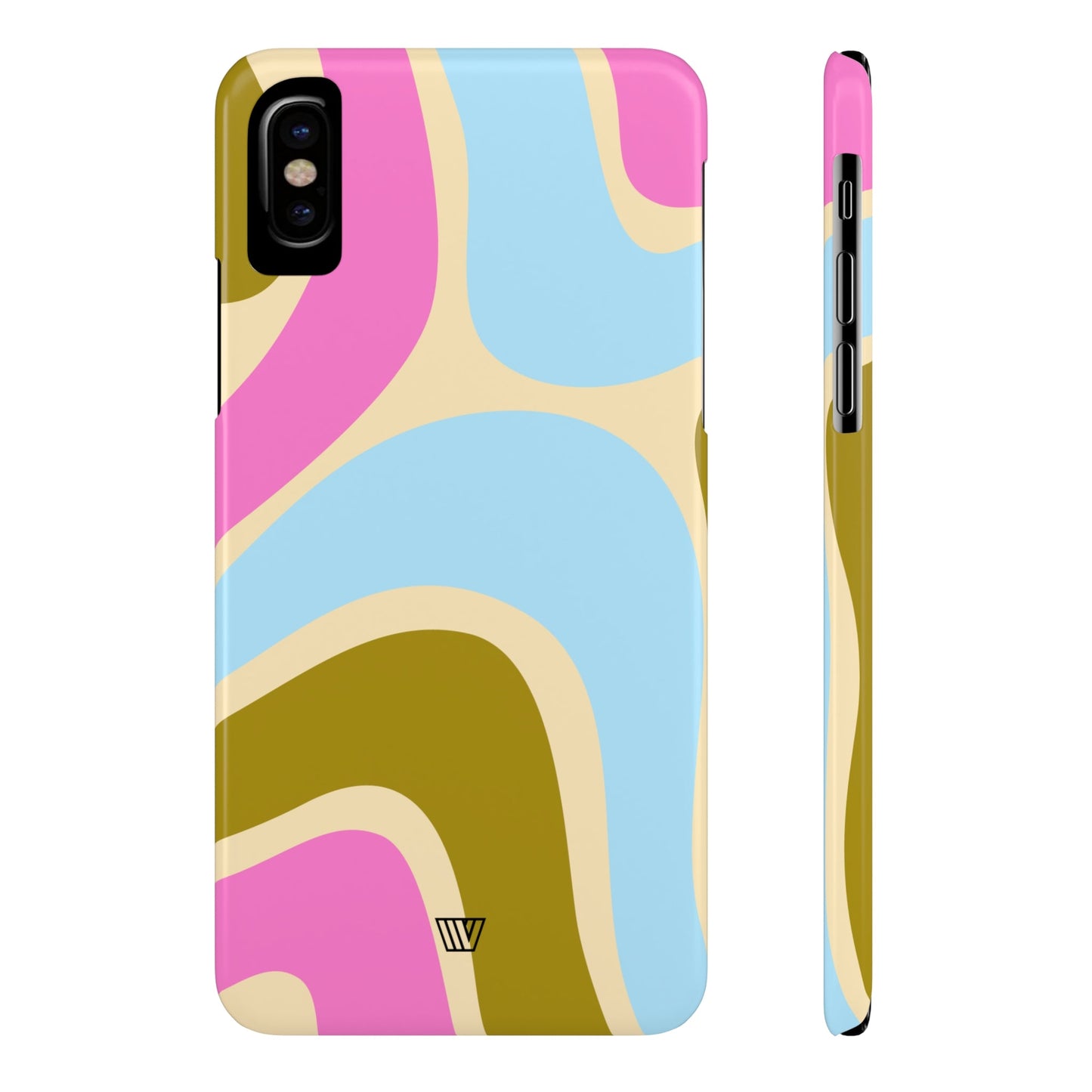 LARGE GROOVY WAVES | Slim iPhone Case