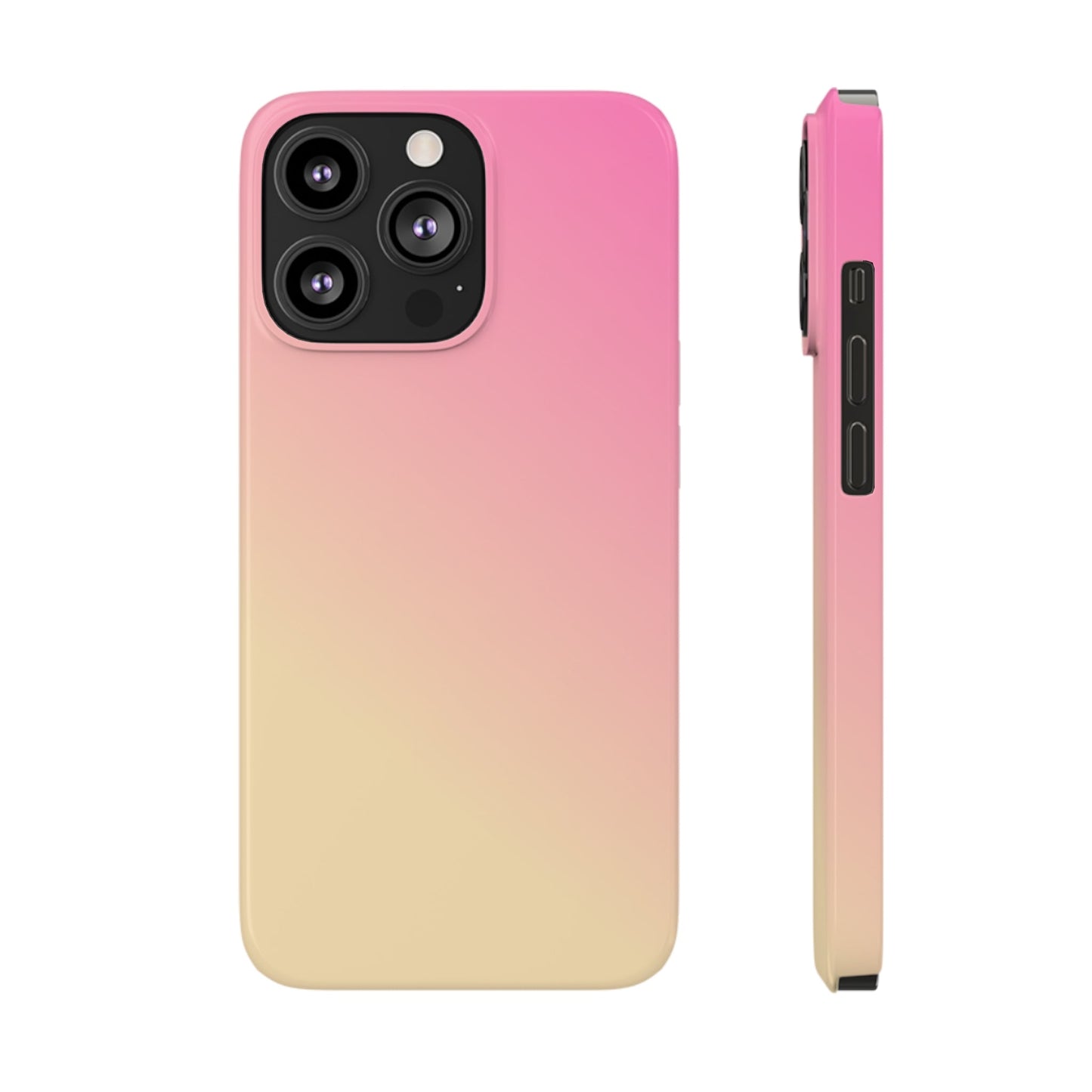 PINK YELLOW GRADIENT | Slim iPhone Case