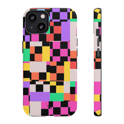 MASHED UP CHECKERBOARD | Tough Phone Case