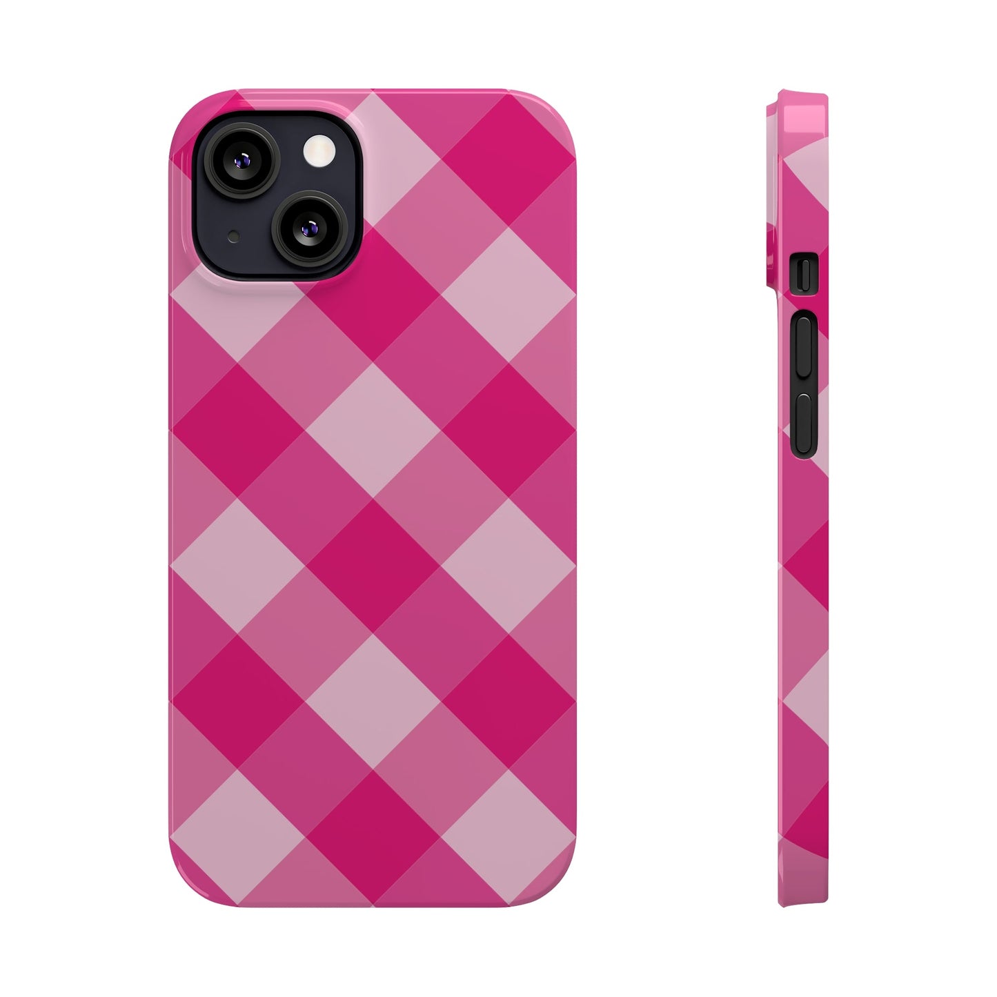 HOT PINK CLOTH Pattern  | Slim iPhone Case