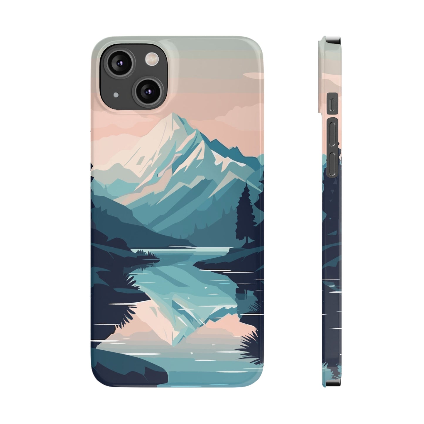 SNOWCAPPED MOUNTAINS | Slim iPhone Case