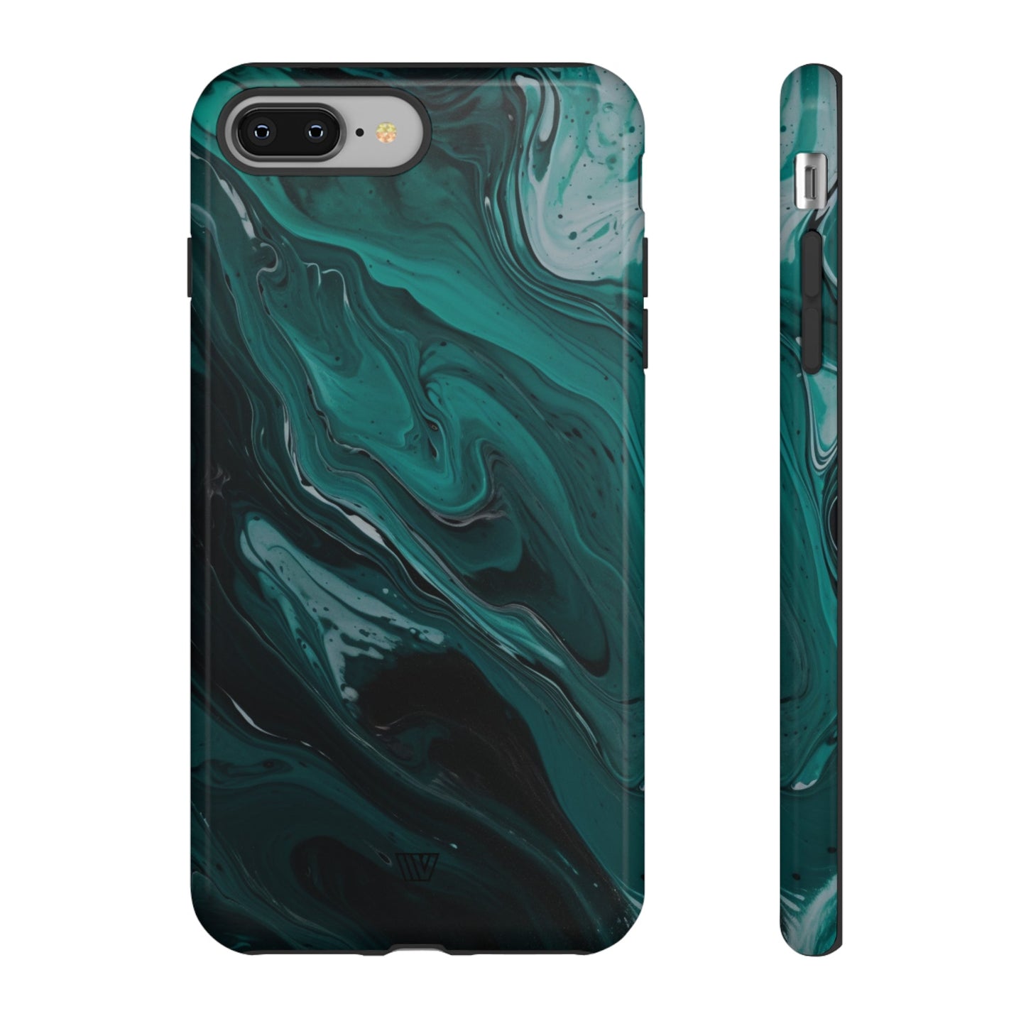 TEAL PAINT SWIRL | Tough Phone Case