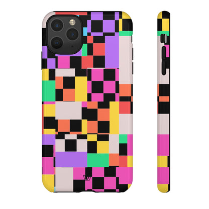 MASHED UP CHECKERBOARD | Tough Phone Case