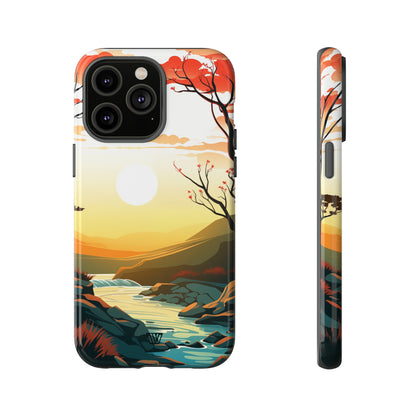 RIVER SUNSET | Tough Phone Case