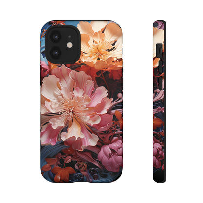 PAINT SWIRL FLOWERS | Tough Phone Case