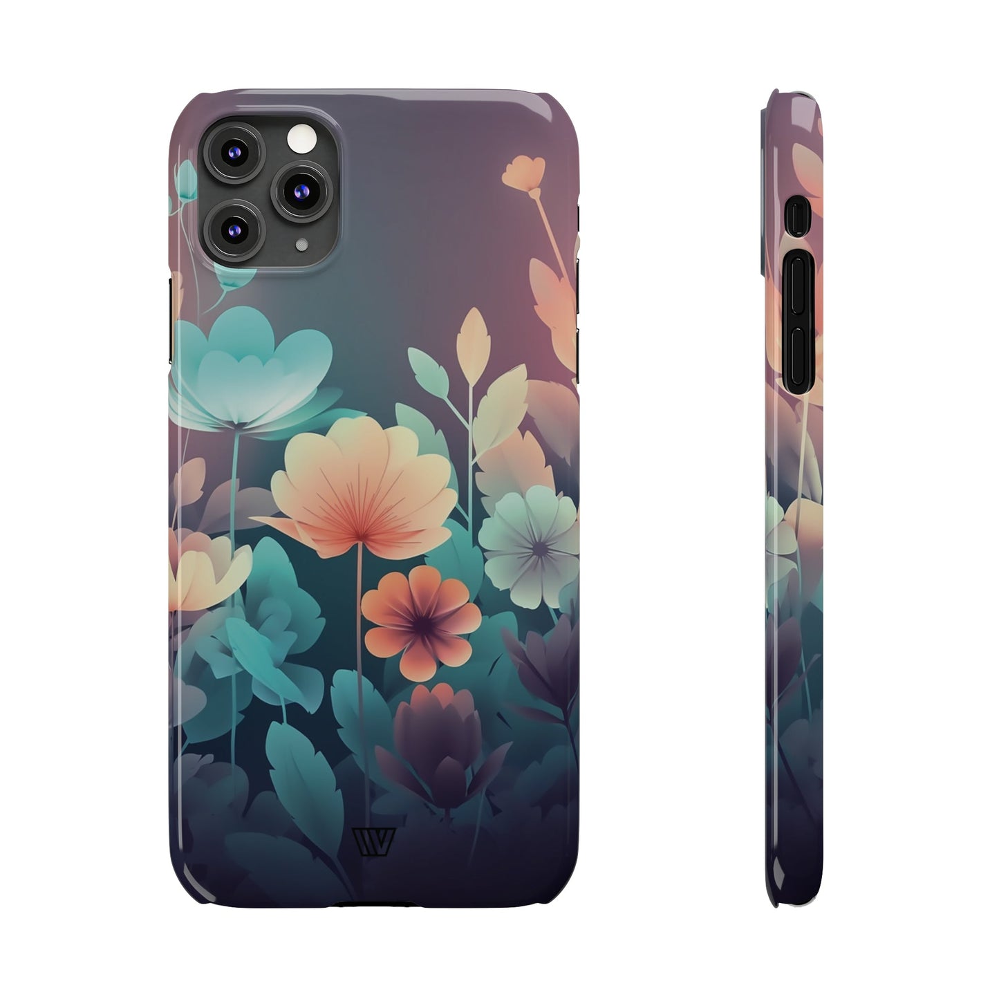 MIDNIGHT FLOWERS | Slim iPhone Case