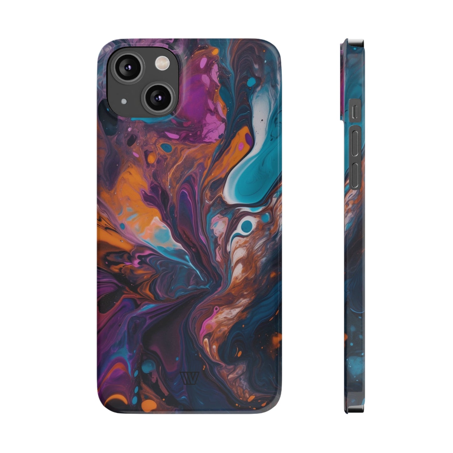 COSMIC PAINT SWIRL | Slim iPhone Case