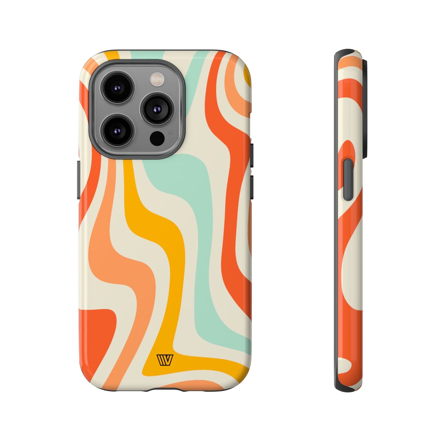 RETRO GROOVY SWIRLS | Tough Phone Case