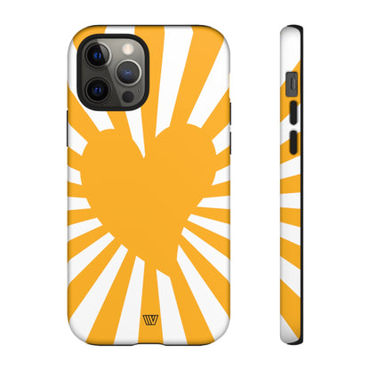 HEART SUN RAYS | Tough Phone Case