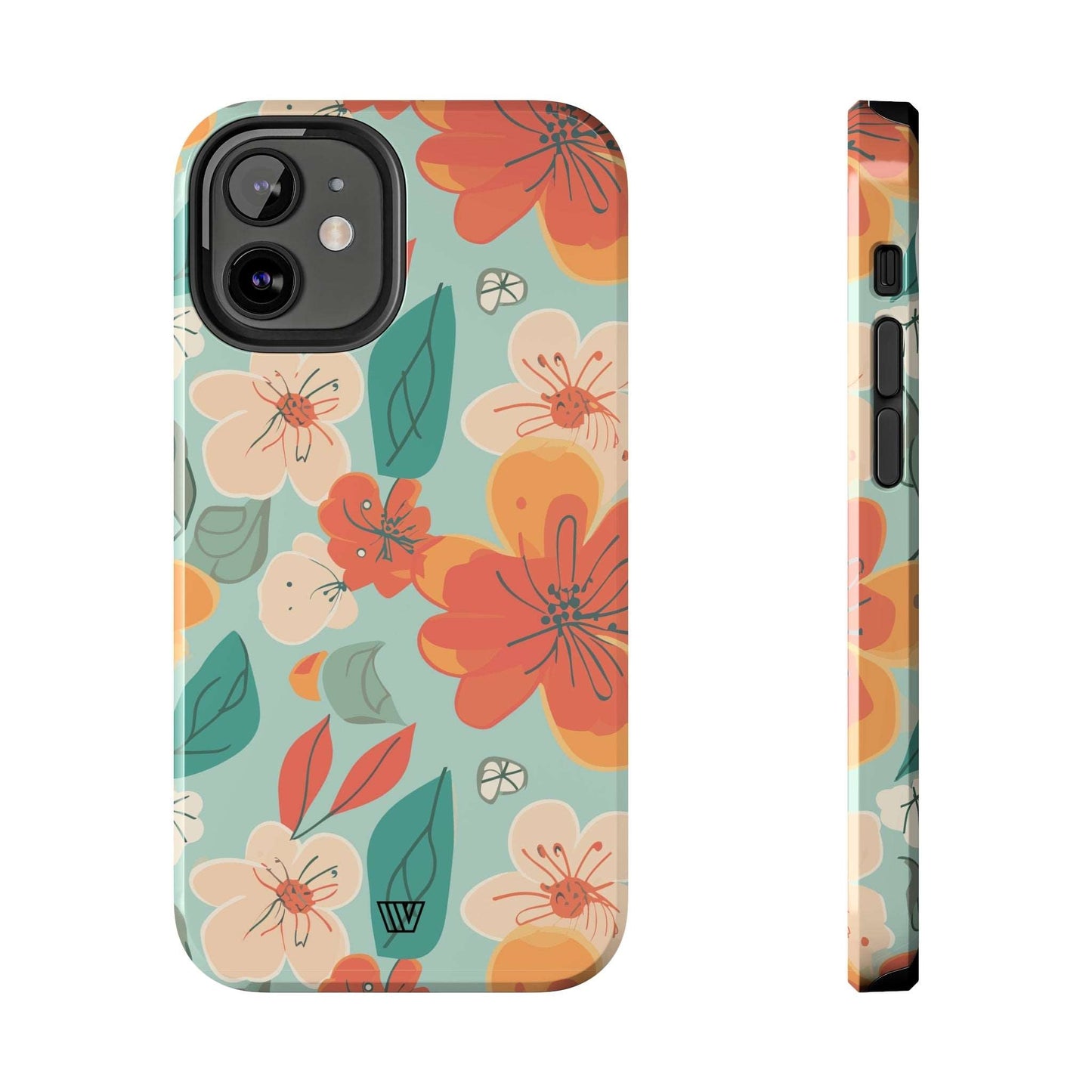 BLOOD ORANGE FLOWERS | Tough iPhone Case