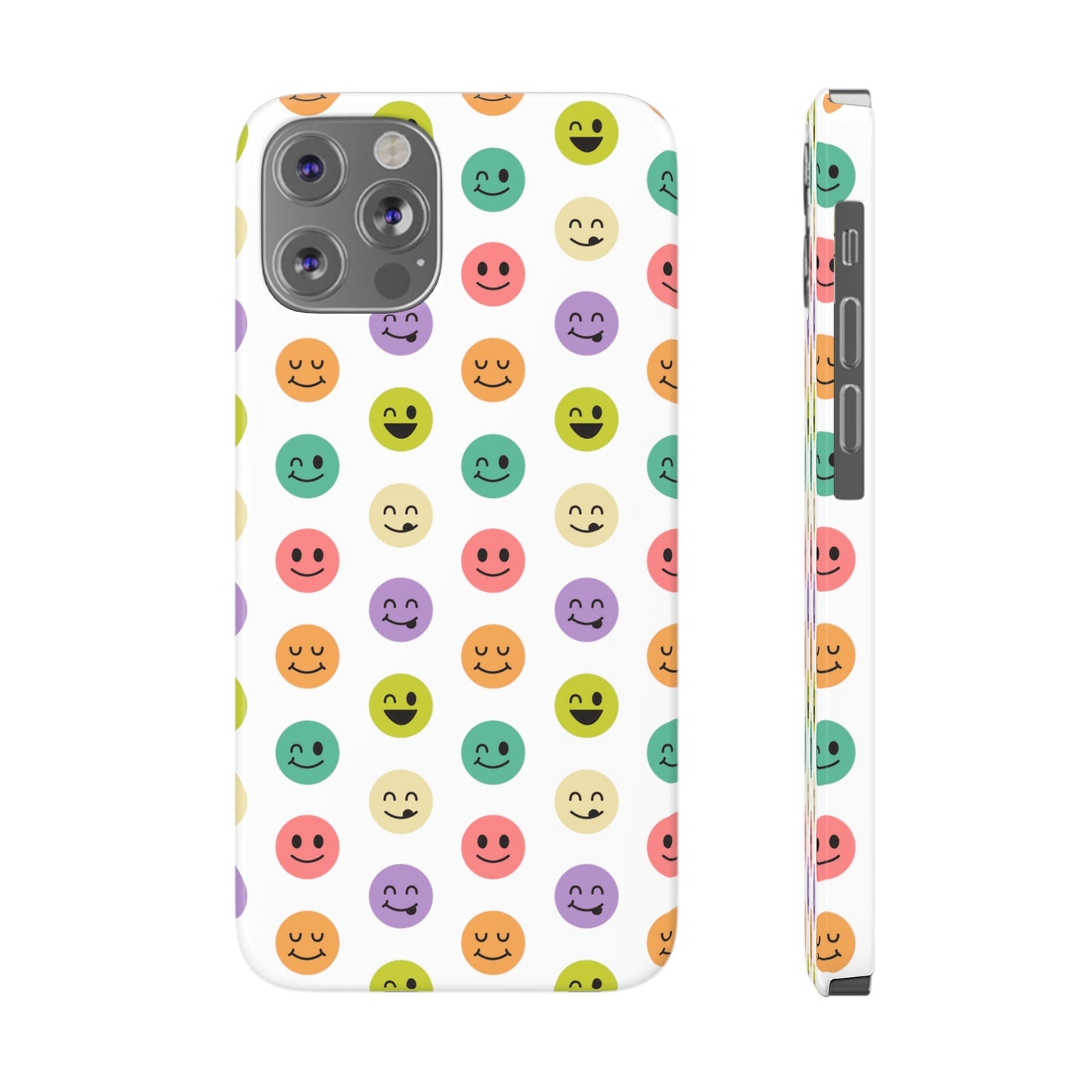 SMILEY FACE PATTERN | Slim iPhone Case