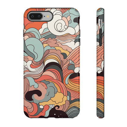 ABSTRACT DOODLE CLOUDS | Tough Phone Case