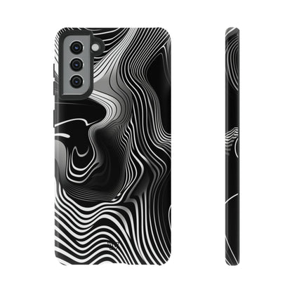 ABSTRACT ZEBRA STRIPES | Tough Phone Case