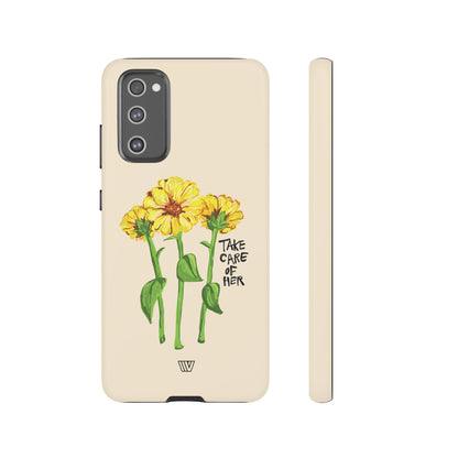 TAKE CARE OF HER | TROVVVE X EARTH FORMATIONS Tough Phone Case