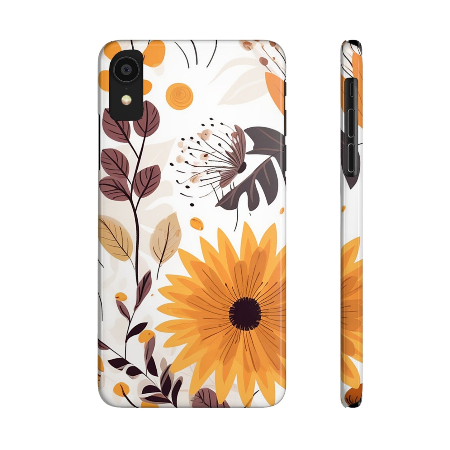 FALL FLOWERS | Slim iPhone Case