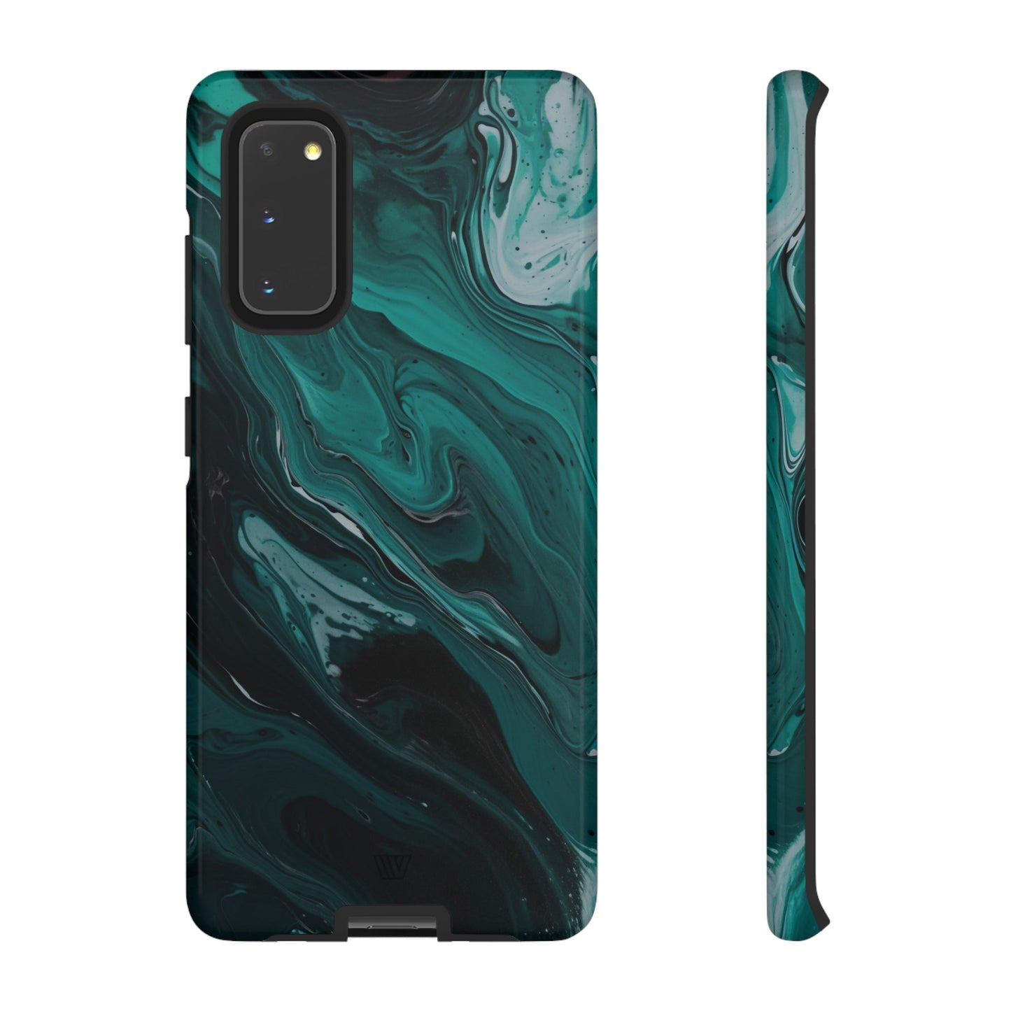 TEAL PAINT SWIRL | Tough Phone Case