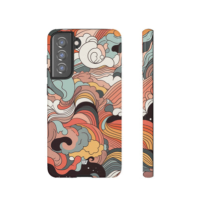 ABSTRACT DOODLE CLOUDS | Tough Phone Case