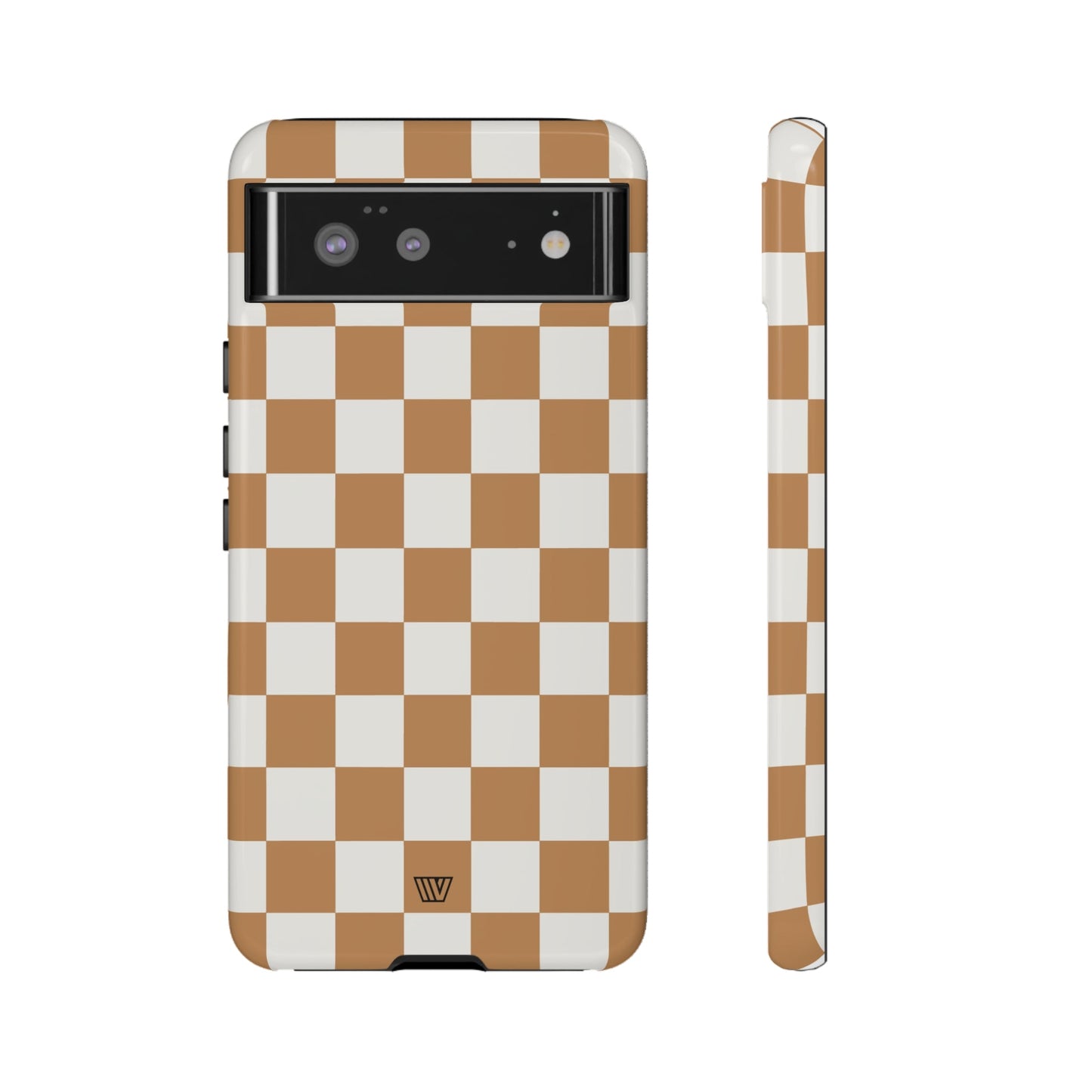 CHESTNUT CHECKERBOARD | Tough Phone Case