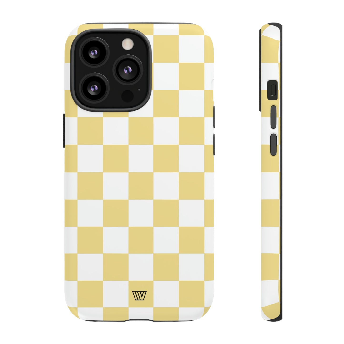 BANANA YELLOW CHECKERBOARD | Tough Phone Case