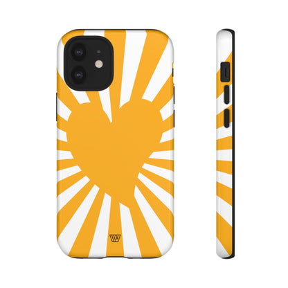 HEART SUN RAYS | Tough Phone Case