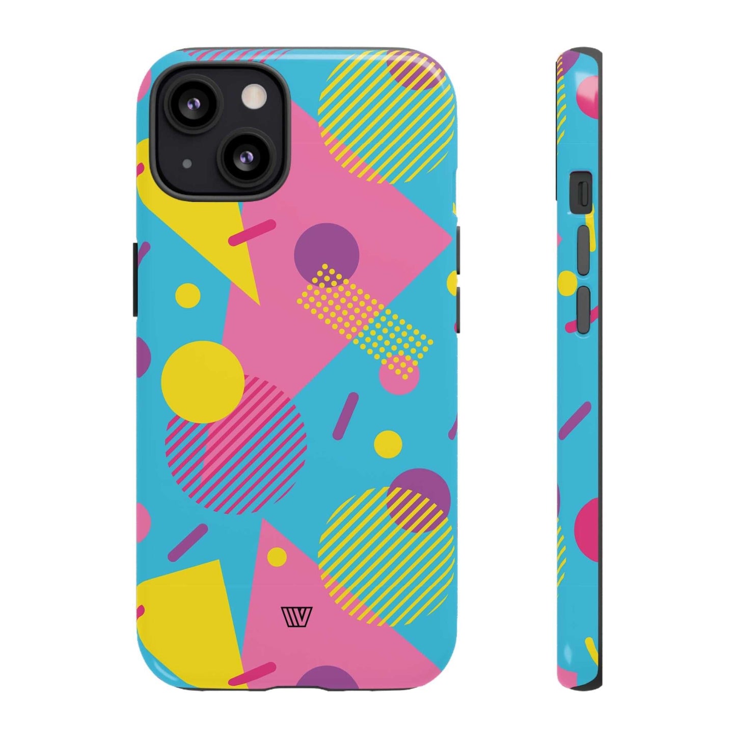 80s / 90s RETO PATTERN LIGHT BLUE | Tough Phone Case