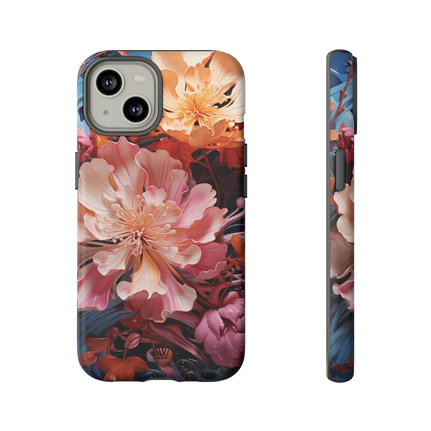 PAINT SWIRL FLOWERS | Tough Phone Case