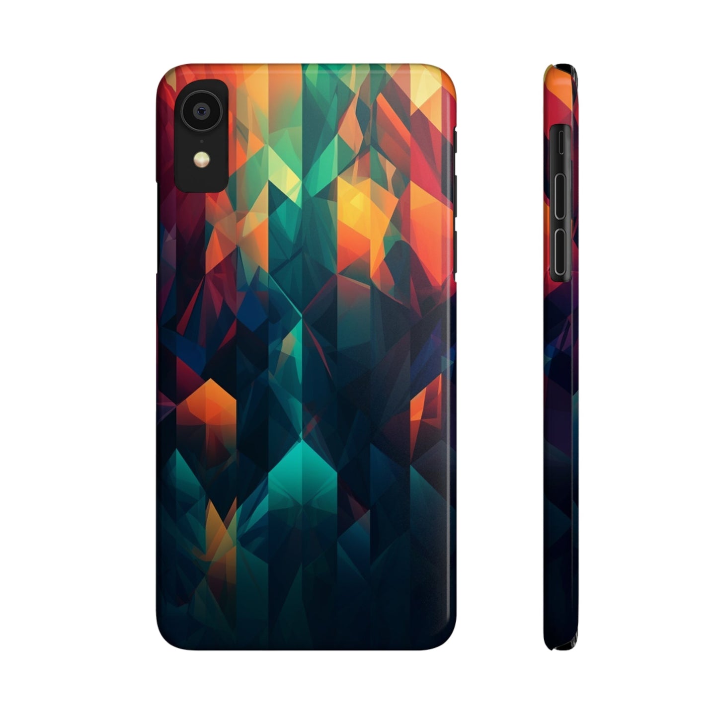 COLORFUL ABSTRACT GEOMETRY | Slim iPhone Case