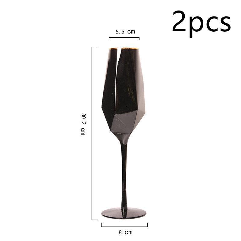 Geometric Elegance: Discover the Charm of Decorative Wine Glasses