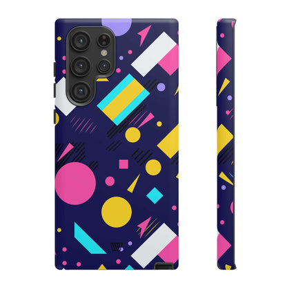 80s / 90s RETRO PATTERN DARK | Tough Phone Case