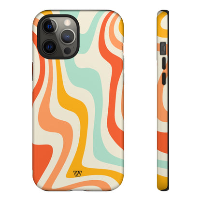 RETRO GROOVY SWIRLS | Tough Phone Case