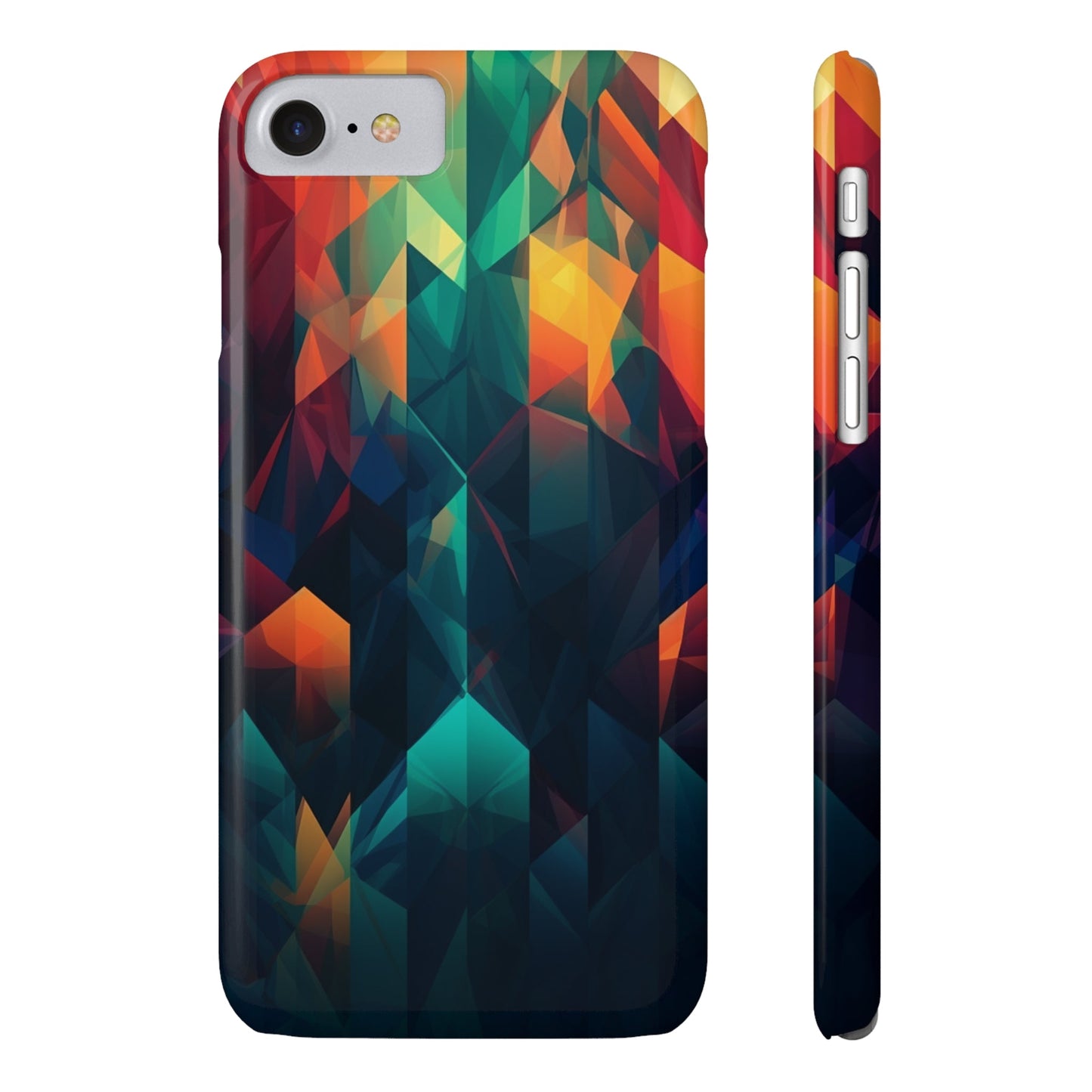 COLORFUL ABSTRACT GEOMETRY | Slim iPhone Case